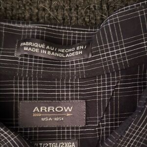 Arrow Monochrome Checkered Shirt